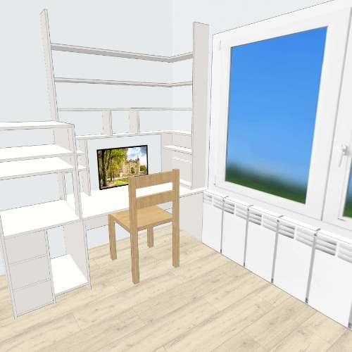 PC KÖŞE MASASI Free 3D furniture designs and blueprints from Flatma Community