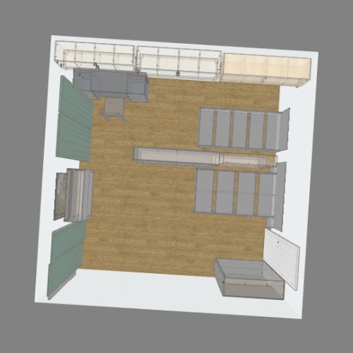 план комнаты +-