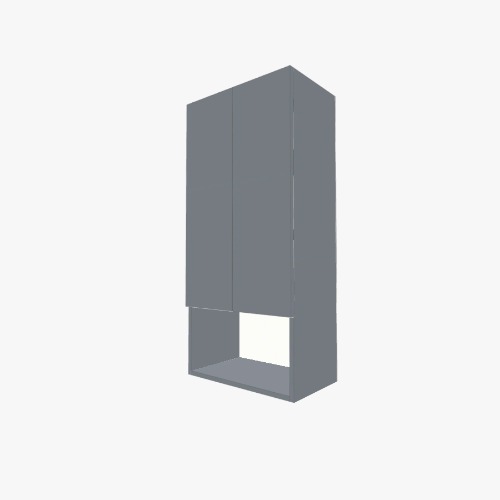 Полка с местом для микроволновки