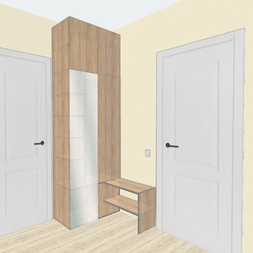 Прихожая Free 3D furniture designs and blueprints from Flatma Community