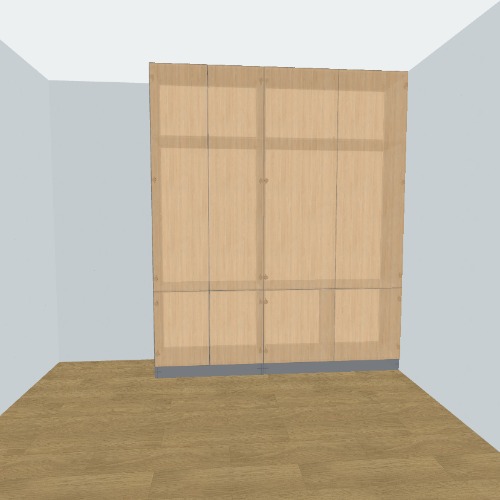 Прихожая Бесплатные 3D-проекты мебели и чертежи от сообщества Flatma