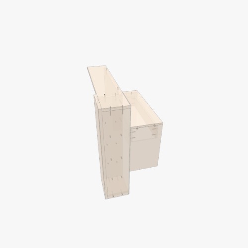 Прихожая вешалка и тумба