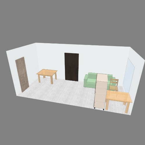 room layout 1 Projets et plans de meubles 3D gratuits de la Communauté Flatma