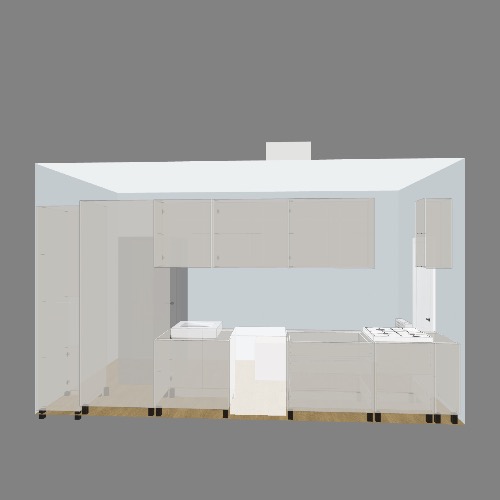 Mutfak 1 Mert โครงการและแบบแปลนเฟอร์นิเจอร์ 3D ฟรีจากชุมชน Flatma