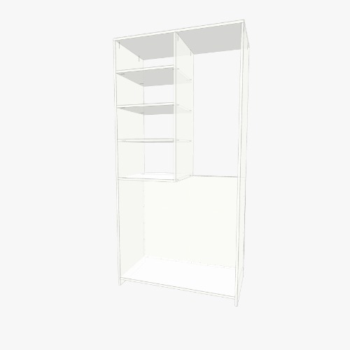 шкаф Projets et plans de meubles 3D gratuits de la Communauté Flatma