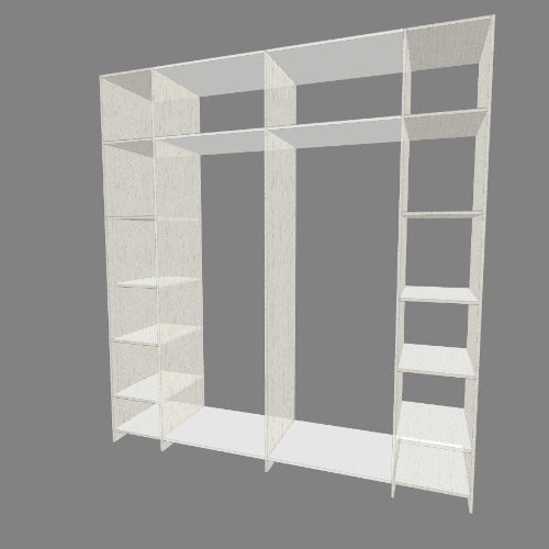 Шкаф без дверей Free 3D furniture designs and blueprints from Flatma Community