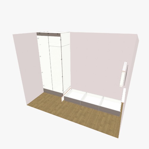 Шкаф и ящики