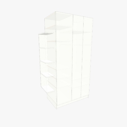 Шкаф небольшой 3-хстворчатый