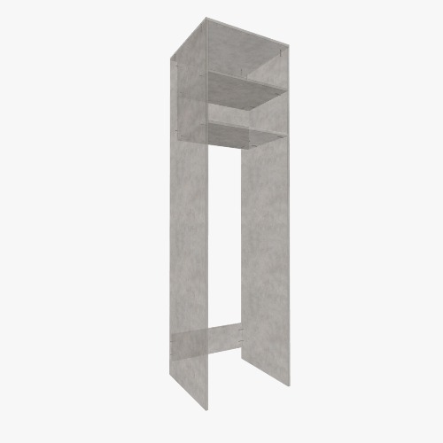 Шкаф открытый с двумя полками