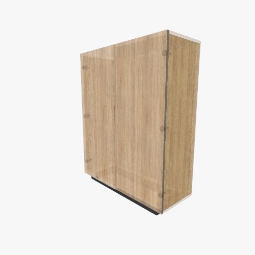 Шкаф подвесной. 2 двери Бесплатные 3D-проекты мебели и чертежи от сообщества Flatma