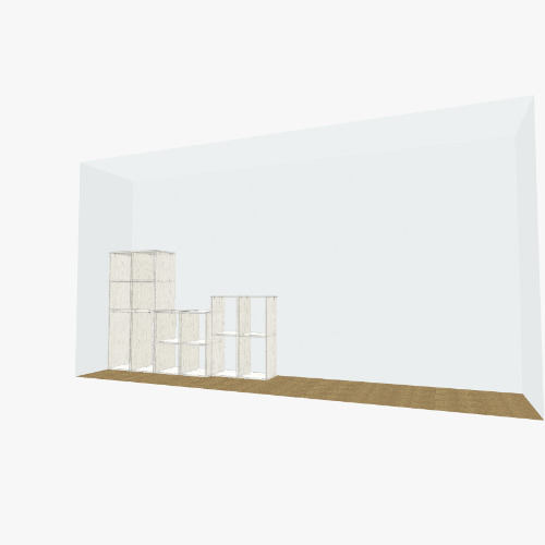 Шкаф с 6 открытыми отделами