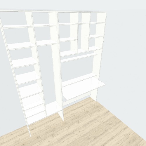 Шкаф со встроенным столом