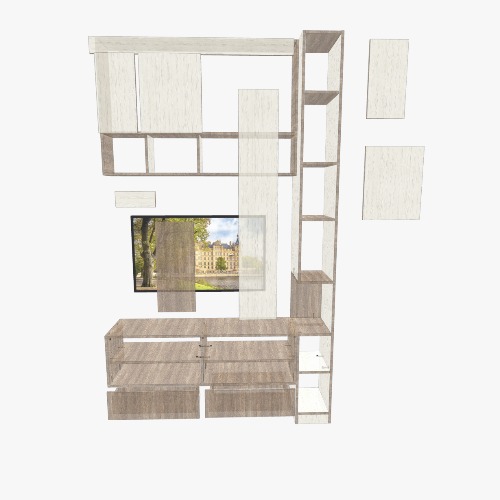 Шкаф у телевизора (V2)