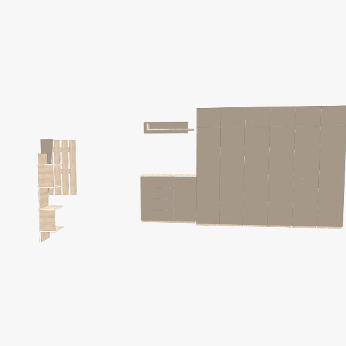 Шкаф в детскую Free 3D furniture designs and blueprints from Flatma Community