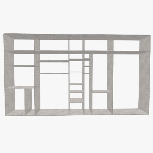 Шкаф в коридор Бесплатные 3D-проекты мебели и чертежи от сообщества Flatma