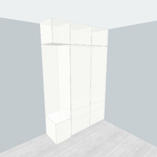 Шкаф в прихожую Flatma Topluluğundan ücretsiz 3D mobilya projeleri ve çizimler