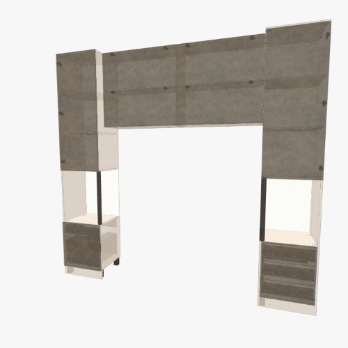 Шкаф-пенал Лектор Progetti e disegni di mobili 3D gratuiti dalla Comunità Flatma