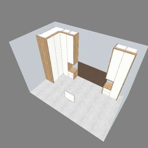 спальня Бесплатные 3D-проекты мебели и чертежи от сообщества Flatma