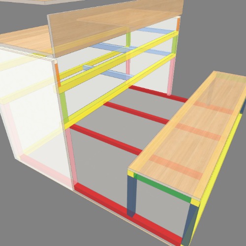 Table basket calpinage