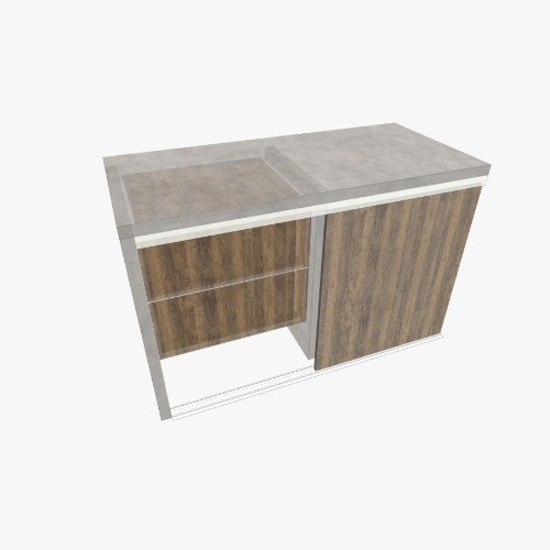 Тумба для раковины и стиральной машины Flatma কমিউনিটি থেকে ফ্রি 3D আসবাবপত্র প্রজেক্ট এবং ব্লুপ্রিন্ট