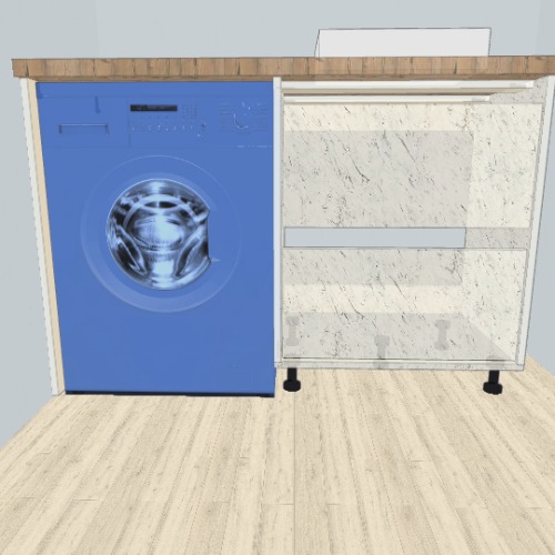 тумба под стиралку + умывальник