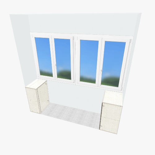 Тумбы балкон