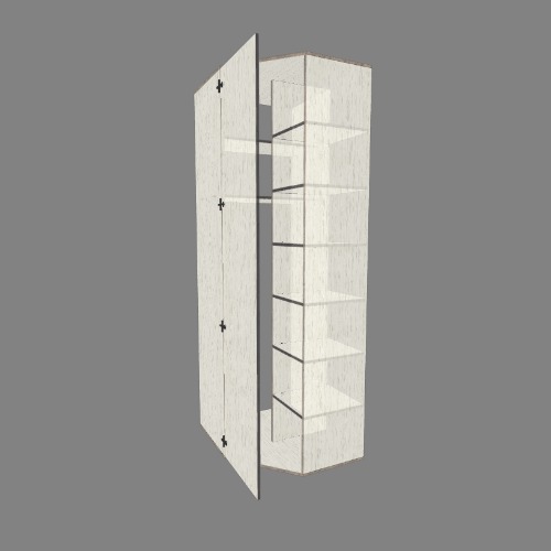 Угловой шкаф Free 3D furniture designs and blueprints from Flatma Community