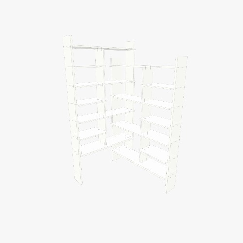 Угловой стеллаж