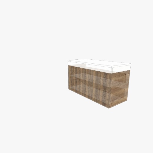 Умывальник с тумбой, столешка керамогранит