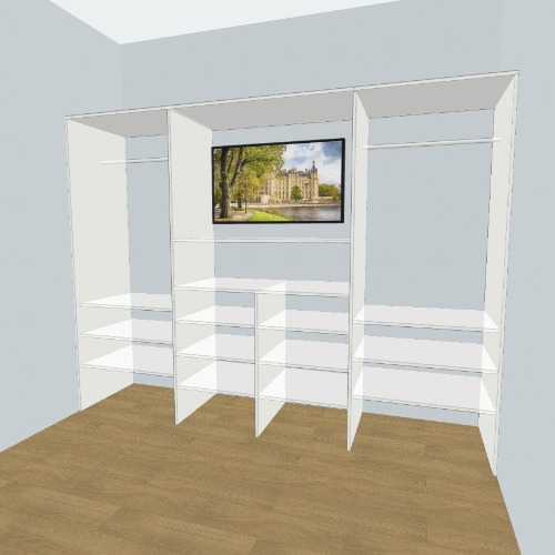 VDLP 267x60 Closet Free 3D furniture designs and blueprints from Flatma Community