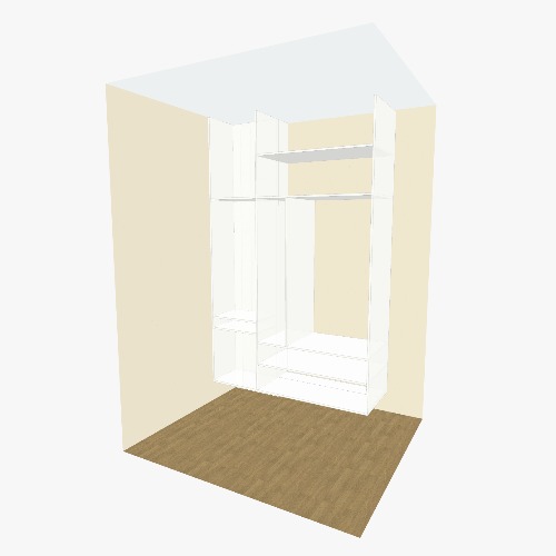 Wardrobe in the hallway