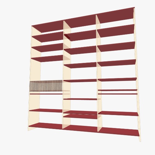 衣柜1 Free 3D furniture designs and blueprints from Flatma Community