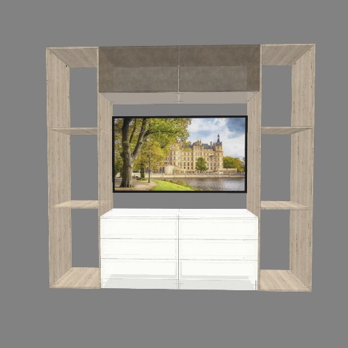 зал Projets et plans de meubles 3D gratuits de la Communauté Flatma